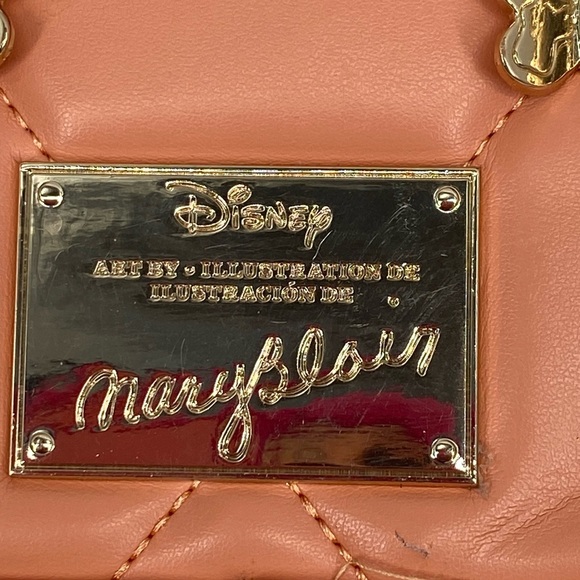 Disney Mary Blair’s Alice in Wonderland Quilted Crossbody Bag with Gold Accents - Picture 2 of 10